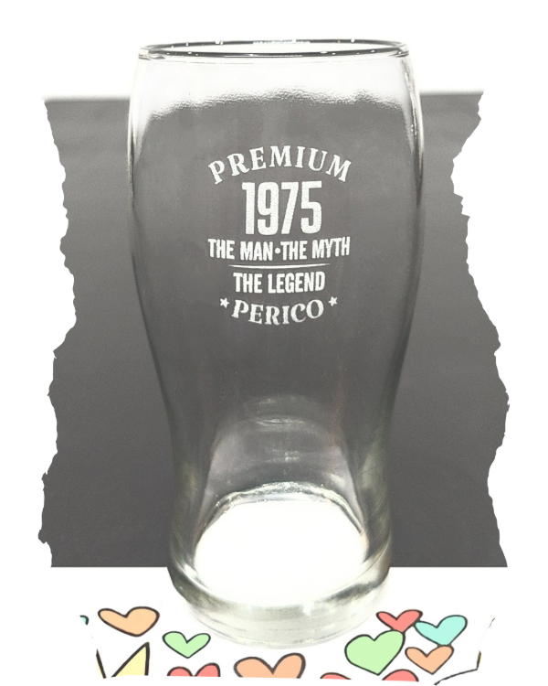 Producto - Vaso pinta regalo de cumpleaños - The legend