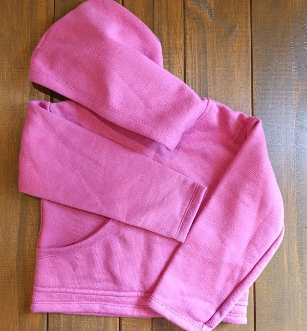 Producto - Buzo rosa con capucha - T4