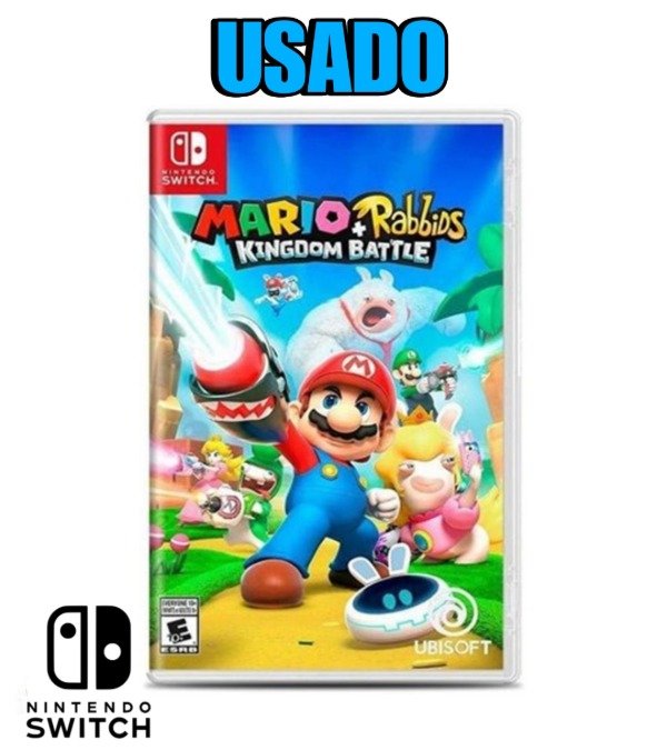 Producto - Mario + Rabbids Kingdom Battle Juego usado Nintendo Switch