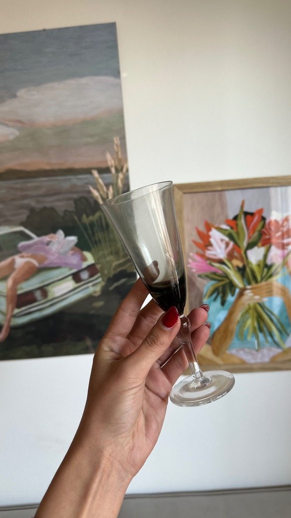 Producto - Juego de copas fumé