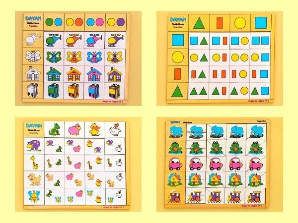 Producto - Juegos de asociacion x 4