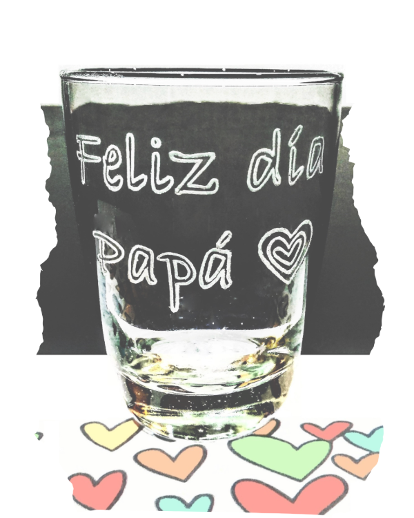 Producto - Vaso personalizado feliz día papá - En stock