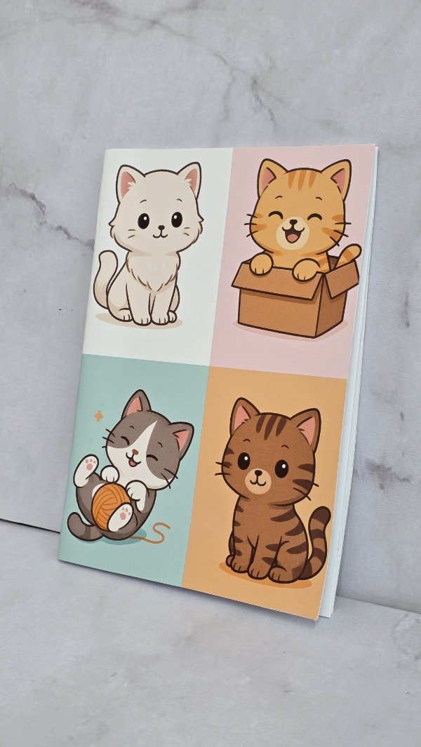 Producto - Cuaderno gatitos a6