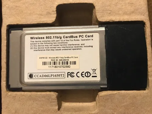 Producto - TARJETA DE RED PC CARD ENCORE PCMCIA WIRELESS ENPWI G2 WIFI