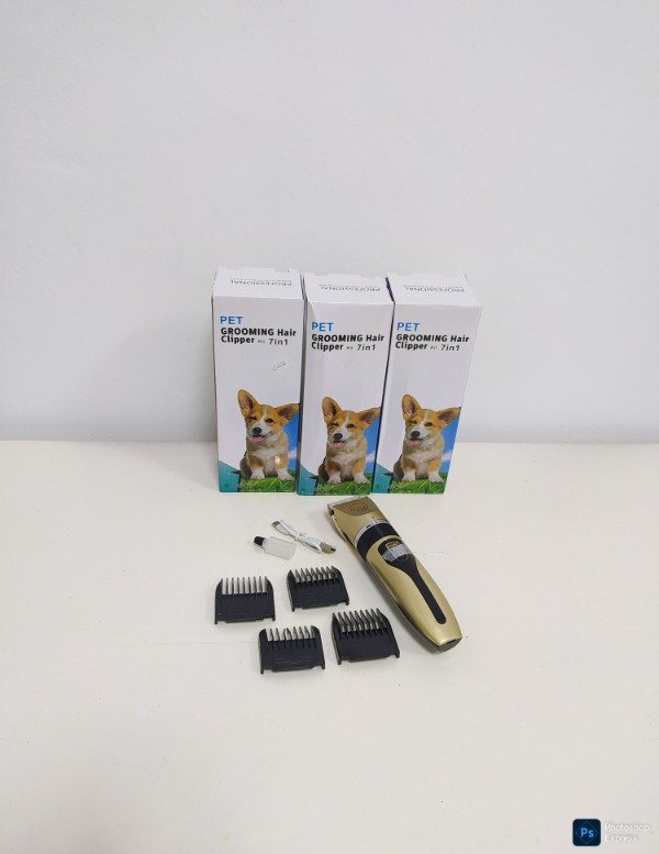 Producto - Cortadora de pelo para animales recargable con accesorios - 1