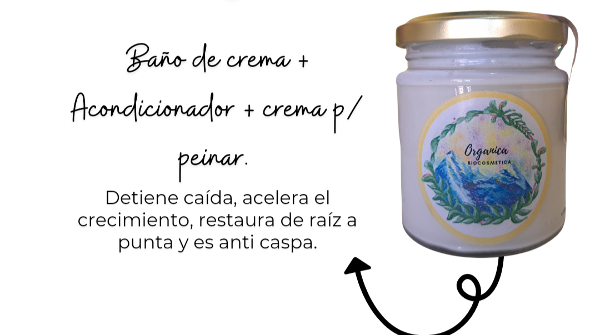 Producto - Baño de crema + Acondicionador + crema p/ peinar