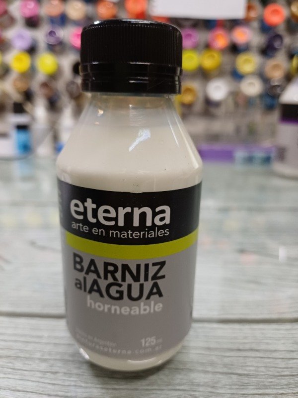 Producto - Barniz horneable Eterna  x 125 cc