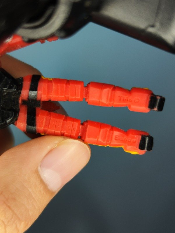 Producto - Red Dragon Mini Figura Zord Red 5 cm - Original Saban 1994 - 3