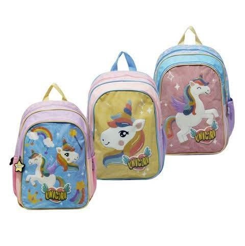 Producto - MOCHILA 14" ESPALDA UNICORN X UNIDAD MODELOS SURTIDOS LSYD