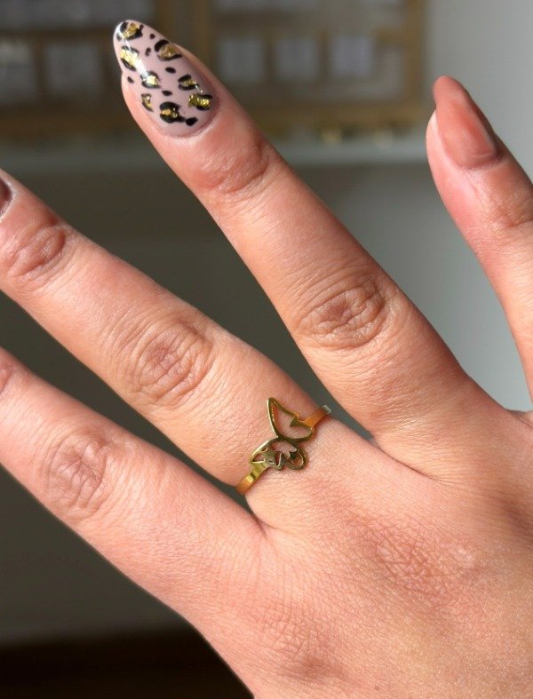 Producto - ANILLO MARIPOSA DORADA