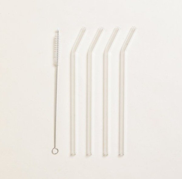 Producto - Sorbetes curvos x 4 unidades transparentes - 2