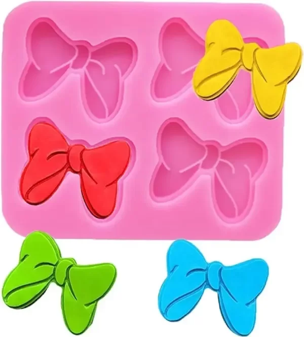 Producto - Molde silicon moños x4