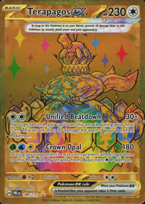 Producto - Terapagos ex - 180/131 - Prismatic Evolutions - Holo