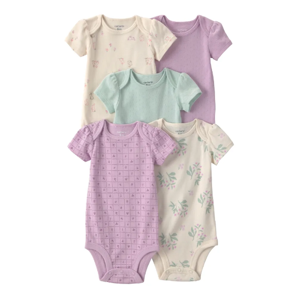 Producto - PACK CARTERS 5 BODYS FLORAL - 0