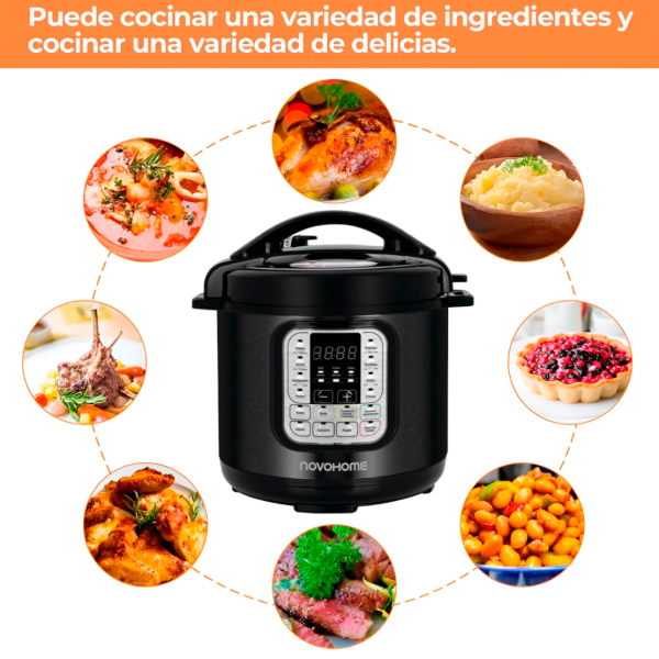 Producto - Olla A Presión -Digital -Multifunción -5 Lts -Novohome(NH-OM900) - 6