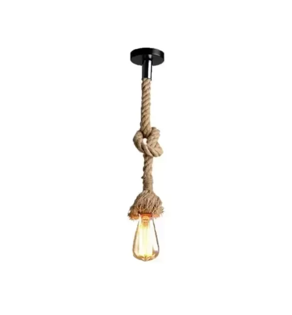 Producto - lampara colgante cordon yute 1 metro MC4859