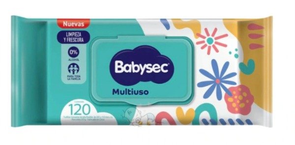 Producto - Babysec Toallitas humedas multiuso x120