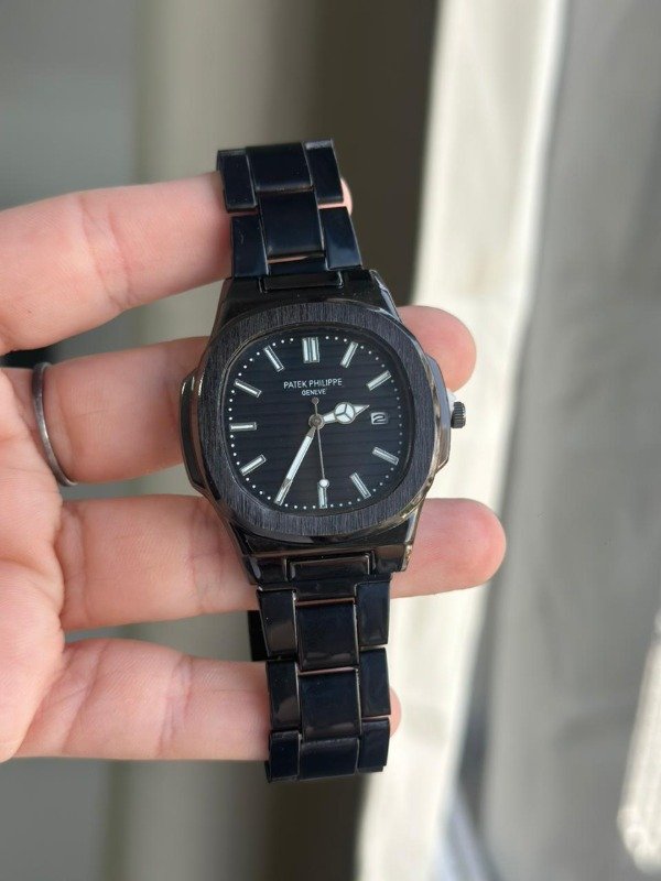 Producto - Reloj Generico Patek P Nautilus Black Masculino 42mm