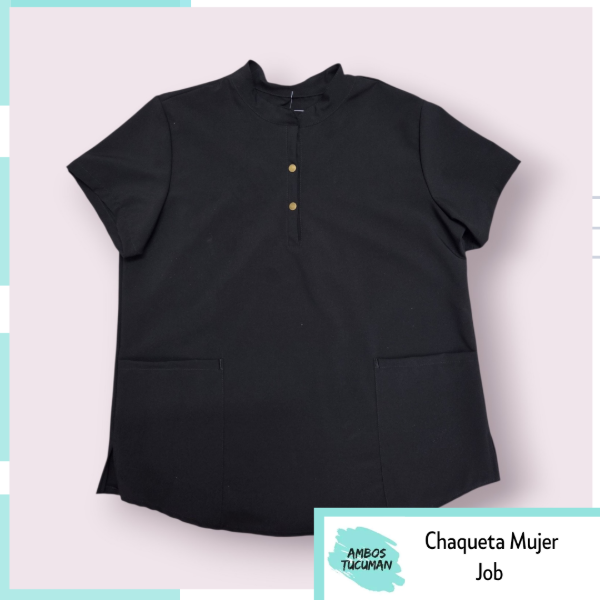 Producto - Chaqueta Job CoolFit (Negra Lisa - Mao)