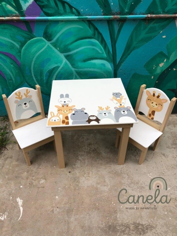 Producto - Mesas tapa fija + 2 sillas - 19