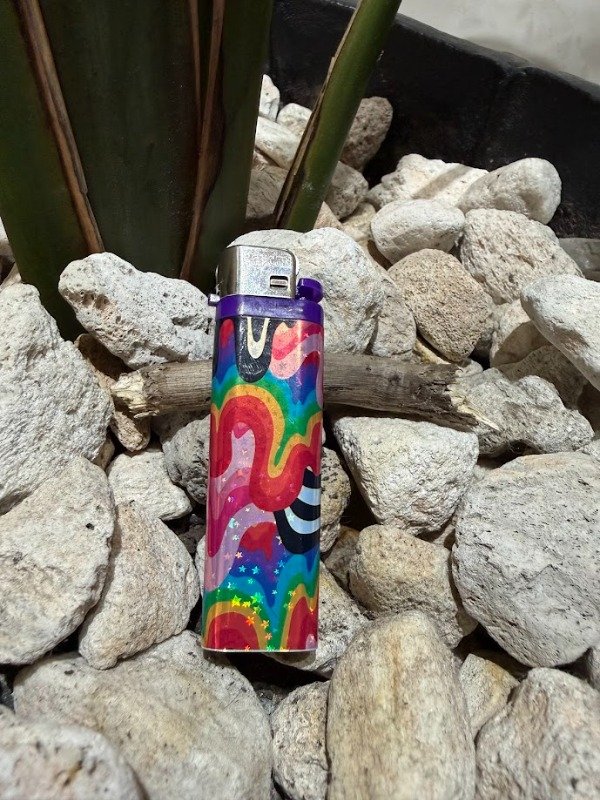 Producto - Encendedor Olas de Colores Holográfico