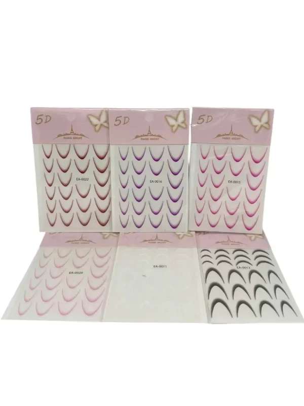 Producto - STICKER PARA UÑAS FRANCESITA 5D - Paris Nigth