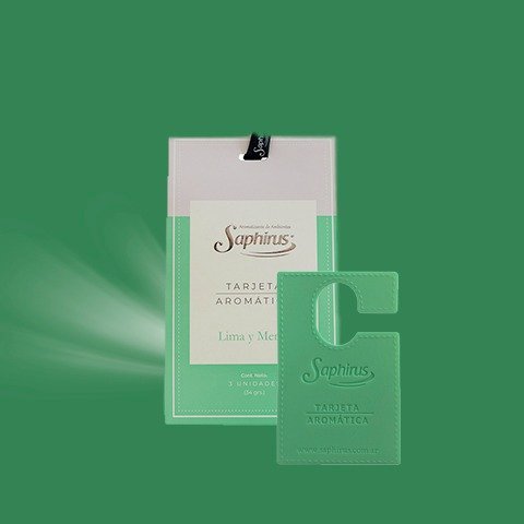 Producto - Tarjeta Aromática Lima y Menta