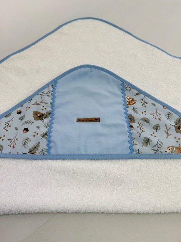 Producto - Toallon pajaritos celestes