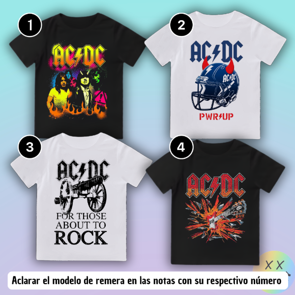 Producto - Baby tee ACDC #1