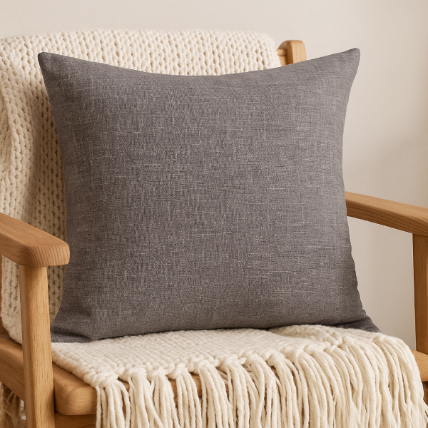 Producto - Funda de almohadón gris 40x40cm