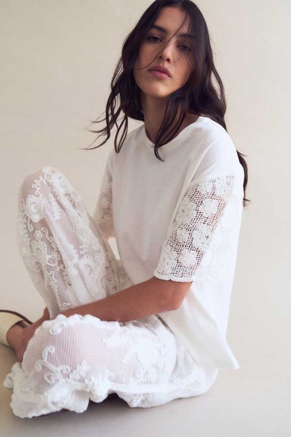 Producto - Remera Mangas Hilo (Disponible Negra M/L)