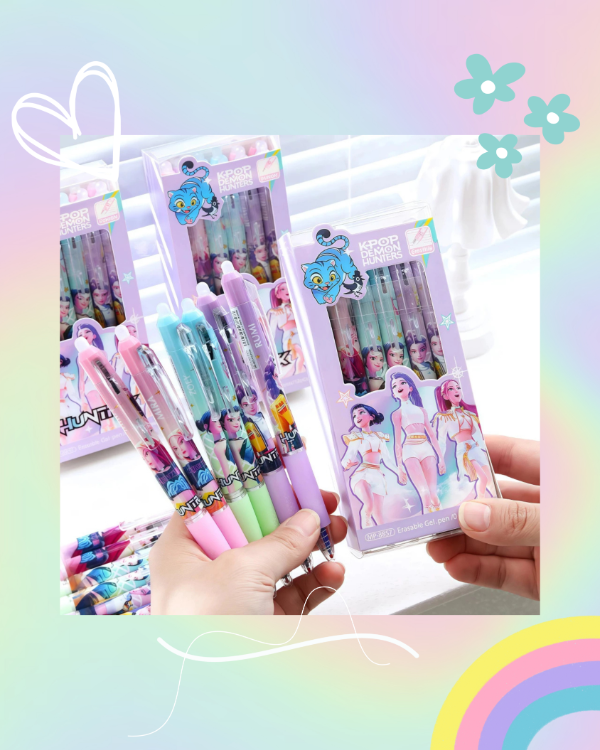 Producto - Birome Borrable Guerreras K-pop