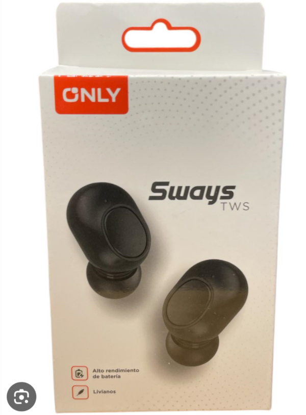 Producto - Auricular inalámbrico sways tws negro
