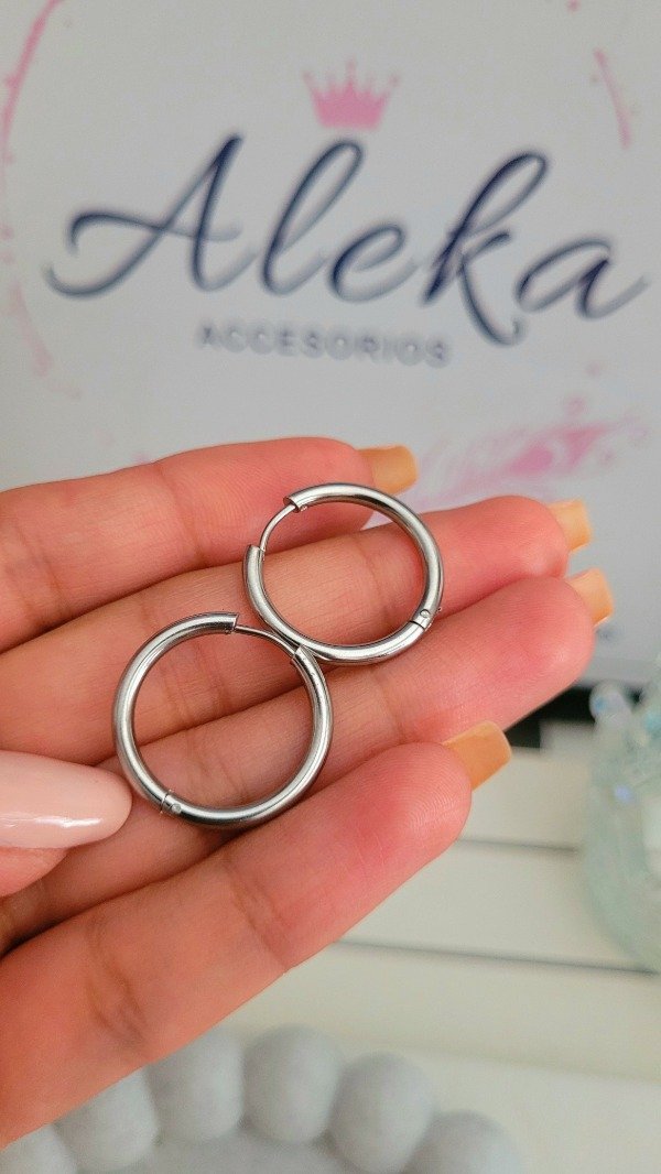 Producto - Aros argollas clip (3mm)de acero quirúrgico
