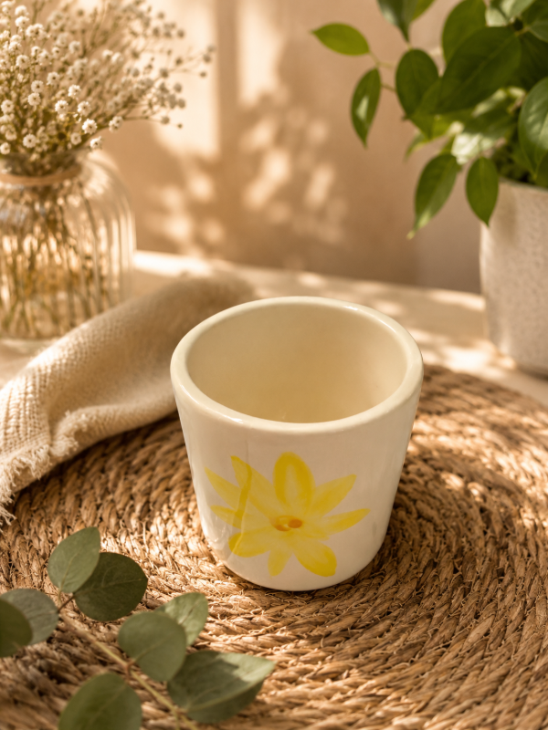Producto - Petit ceramica premium flores amarillas