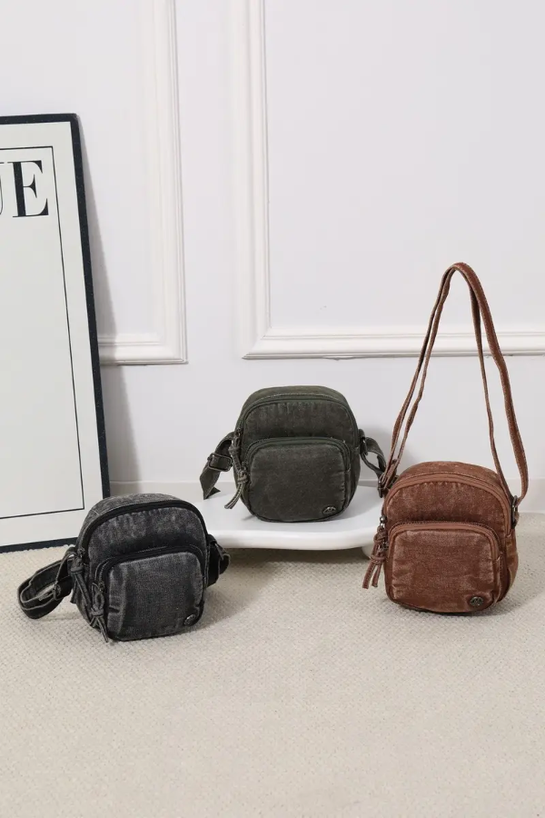 Producto - Bandolera porta celular rústica