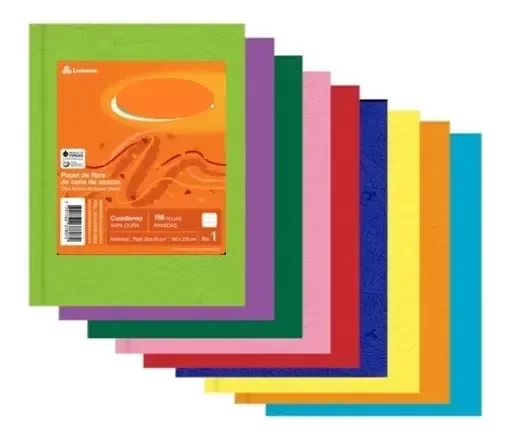 Producto - CUADERNO FORRADO GLORIA RAYADO X 42H ARAÑA