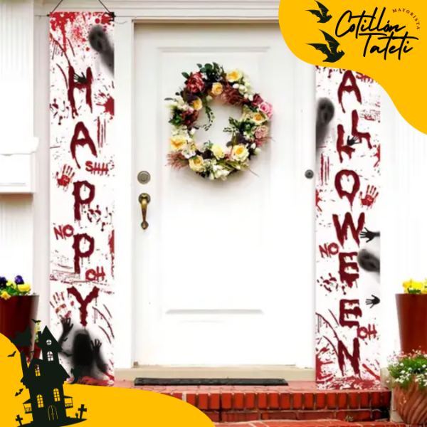 Producto - SET 2 BANNERS SANGRIENTOS - 180x30cm