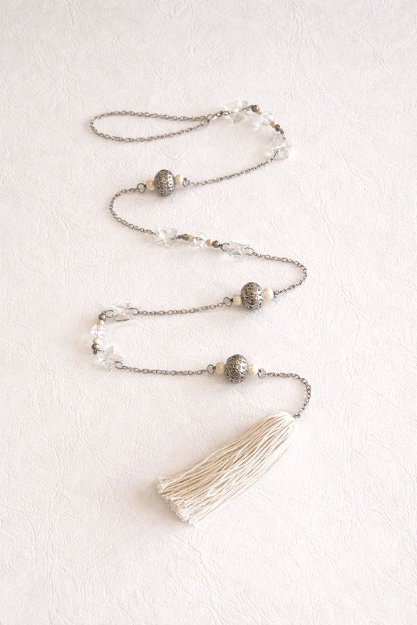 Producto - Colgante agio cristal niquel 489