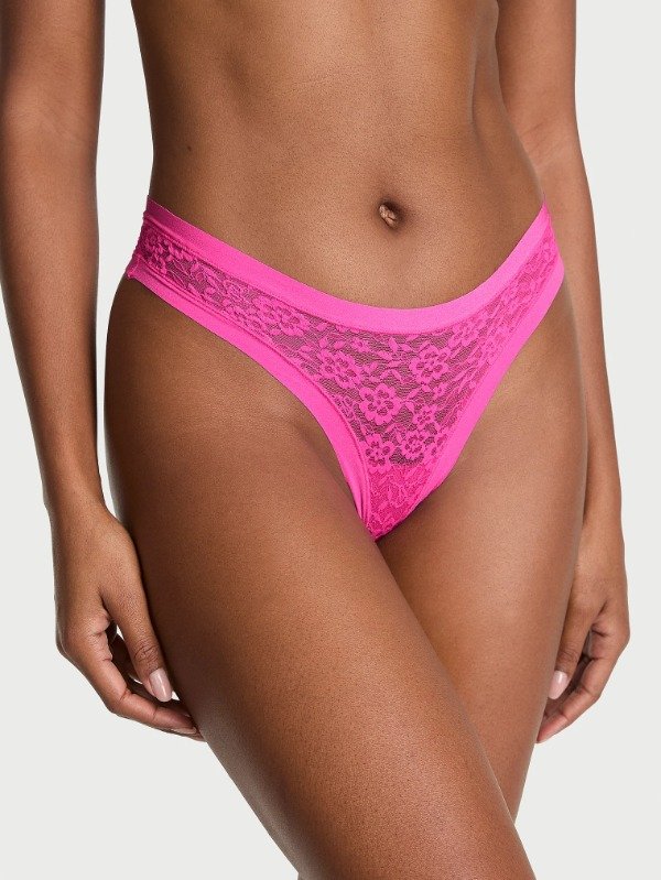 Producto - Talle M -  Lace Thong Panty 70625
