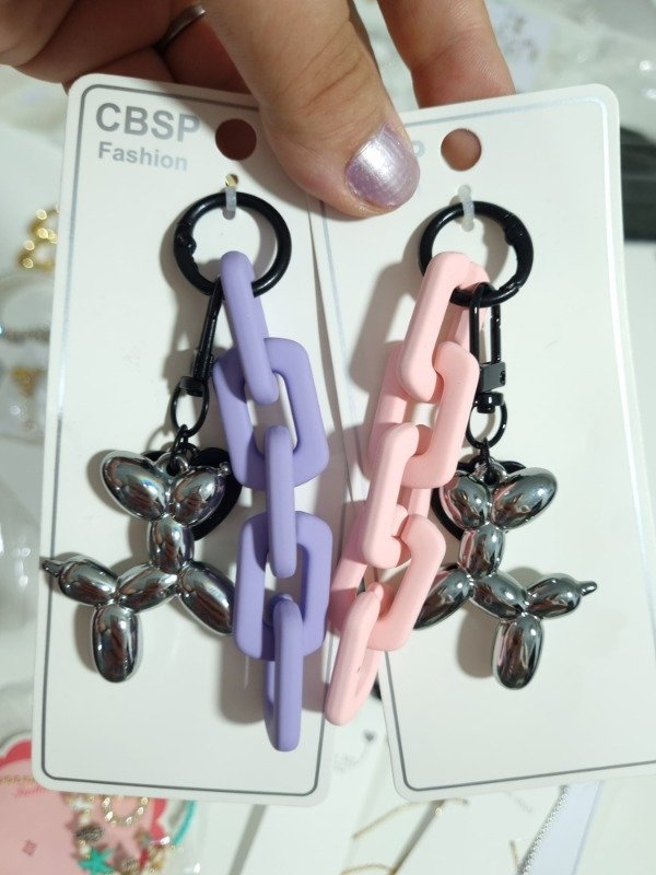 Producto - Bag Charm Perrito y Cadena