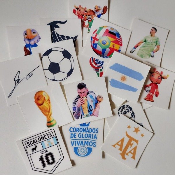 Producto - Tatuajes Temporales Del Mundial x 35 Unidades