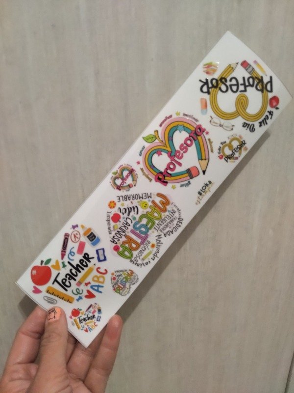 Producto - UV Tiras 8x28cm Día del Maestro #8