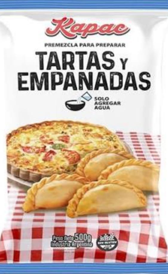 Producto - PREMEZCLA TARTAS Y EMPANADAS KAPAC