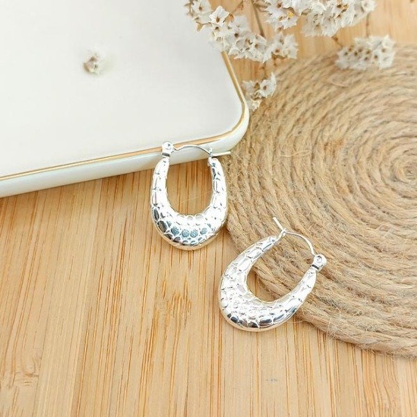 Argollas Infladas Junett Rose Chic