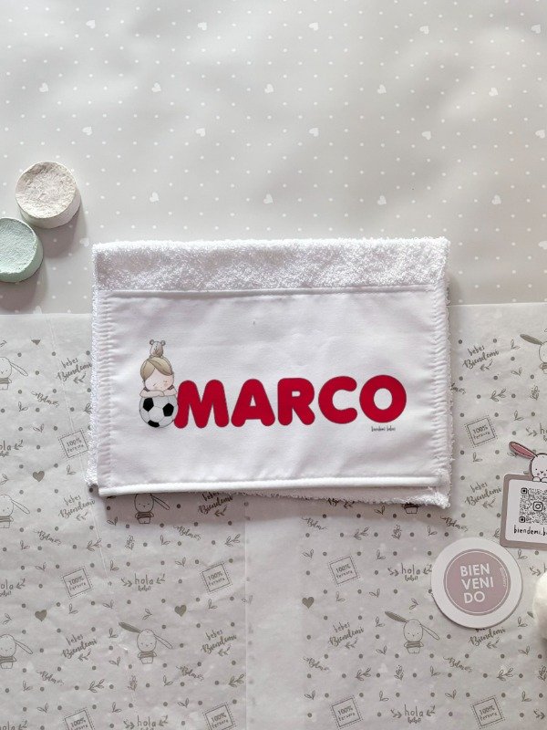 Producto - Toallita - Dormilón futbolero