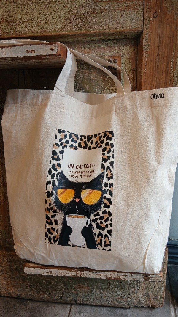 Producto - Tote bag gatito print