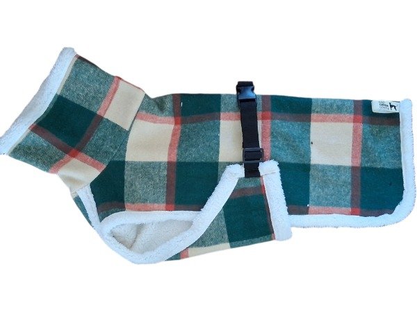 Producto - CORDERITO Y PAÑO A CUADROS VERDE