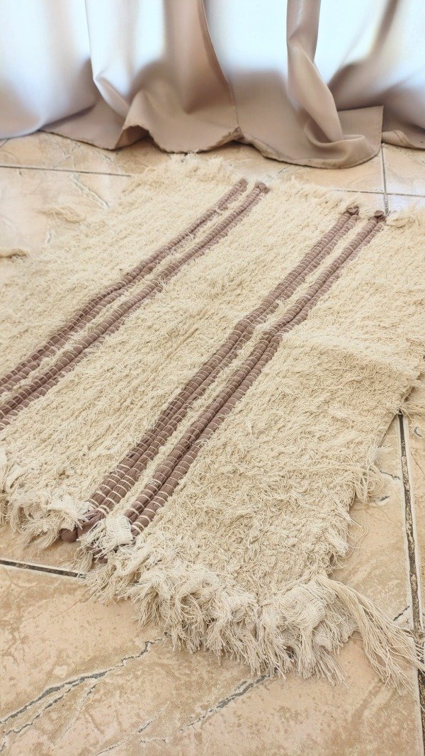Producto - Alfombra Markeb Rayas Visón 60cm