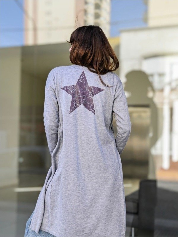 Producto - SACO TOKIO GRIS MEL ESTRELLA